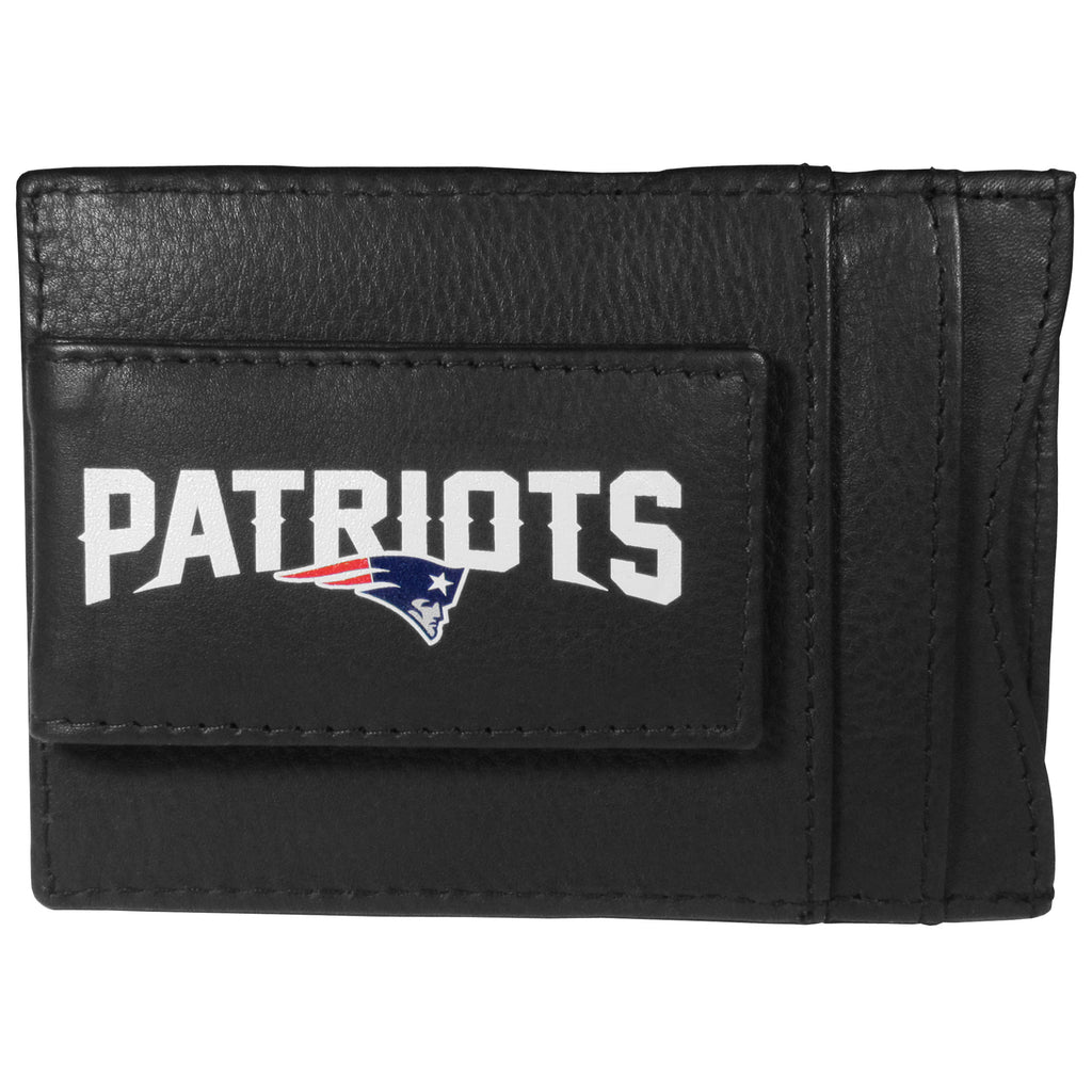 New England Patriots   Logo Leather Cash and Cardholder 