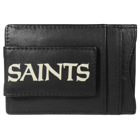 New Orleans Saints Logo Leather Cash & Cardholder