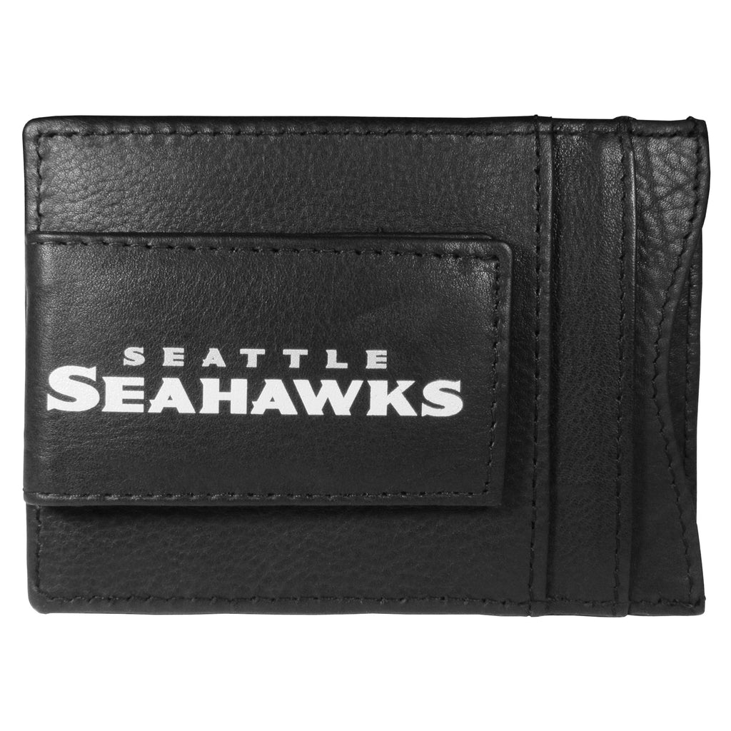 Seattle Seahawks Logo Leather Cash & Cardholder