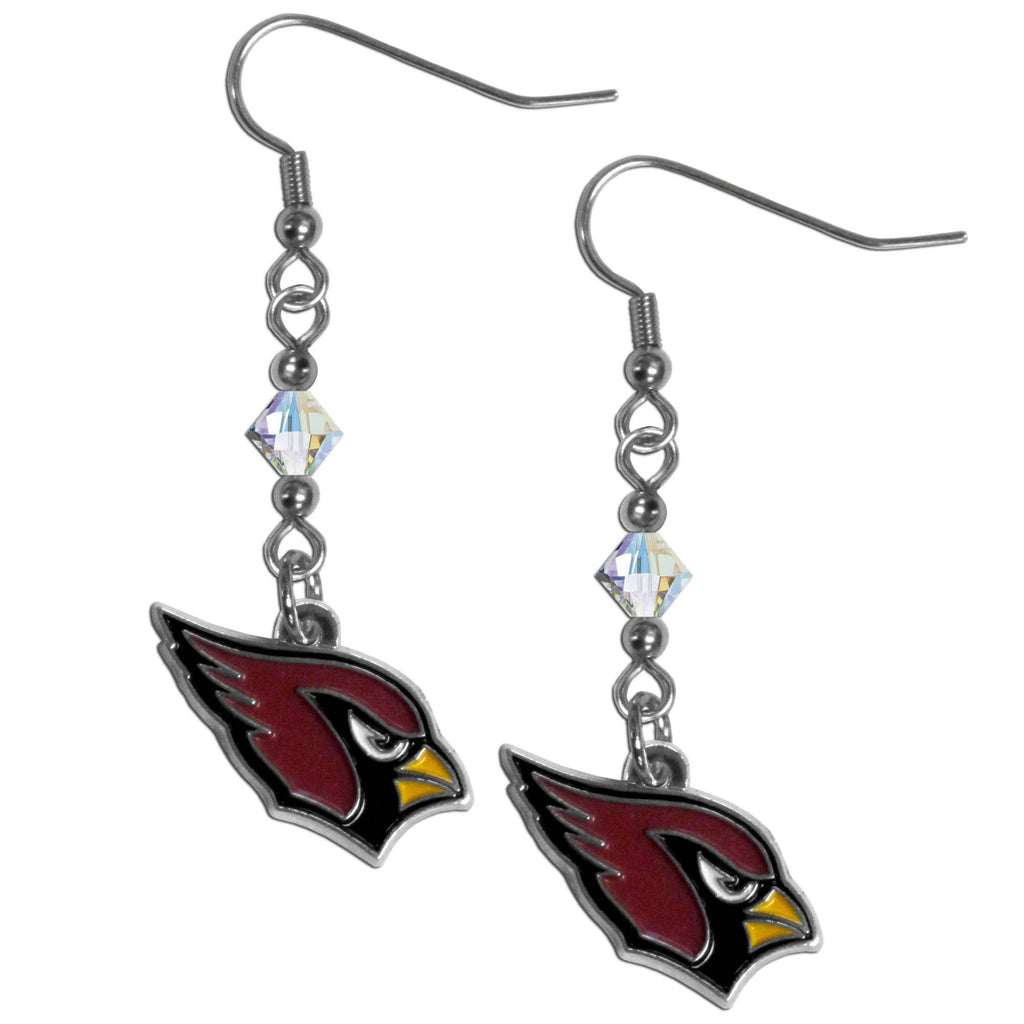 Arizona Cardinals Crystal Earrings - Dangle Style