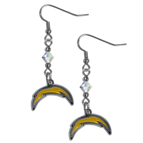 Los Angeles Chargers Crystal Earrings - Dangle Style