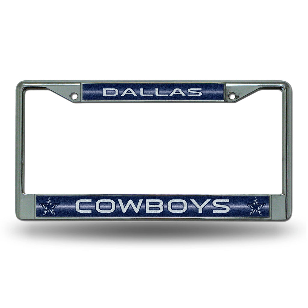 Dallas Cowboys License Frame - Chrome Glitter