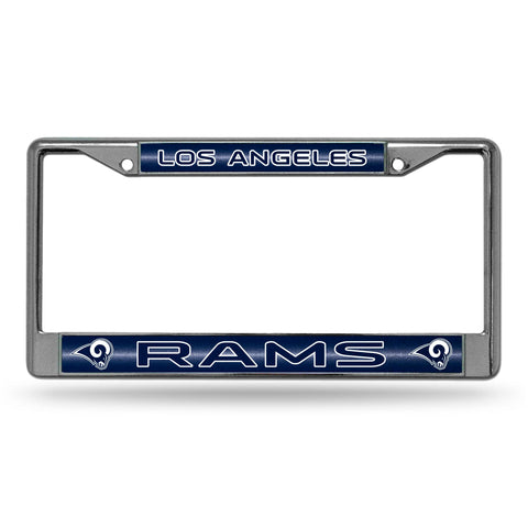 Los Angeles Rams License Frame - Chrome Glitter