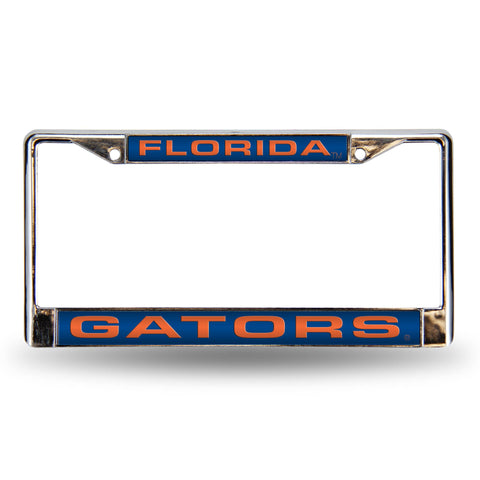 Florida Gators Chrome Laser License Frame