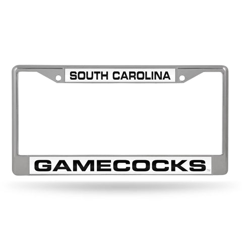 South Carolina Gamecocks Chrome Laser License Frame