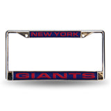 New York Giants Chrome Laser License Frame