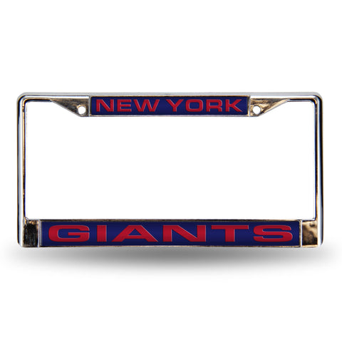 New York Giants Chrome Laser License Frame