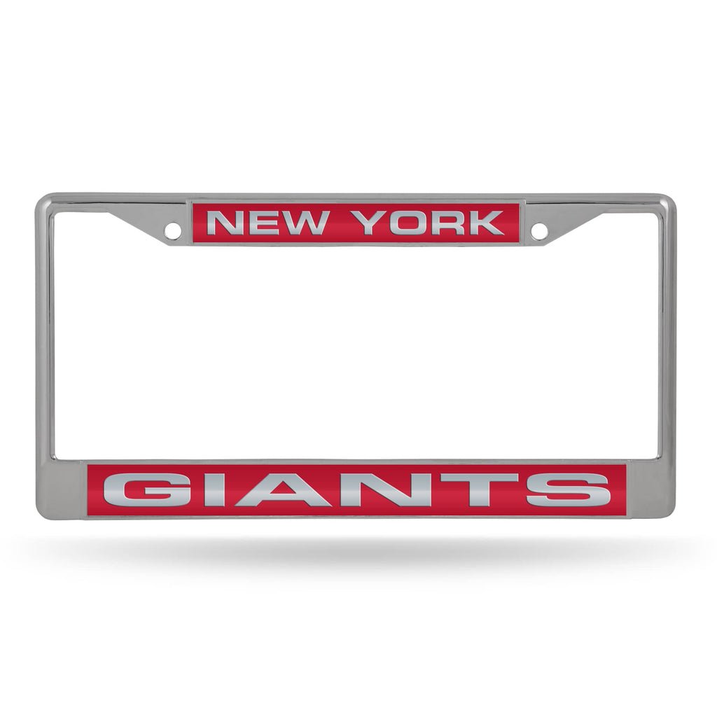 New York Giants Chrome Laser License Frame