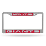 New York Giants Chrome Laser License Frame