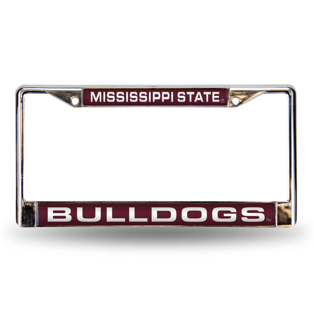 Mississippi State Bulldogs Chrome Laser License Frame