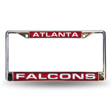 Atlanta Falcons Chrome Laser License Frame