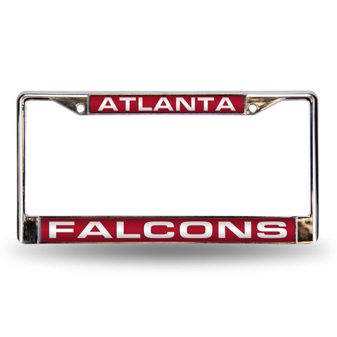 Atlanta Falcons Chrome Laser License Frame