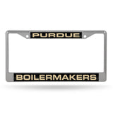 Purdue Boilermakers Chrome Laser License Frame
