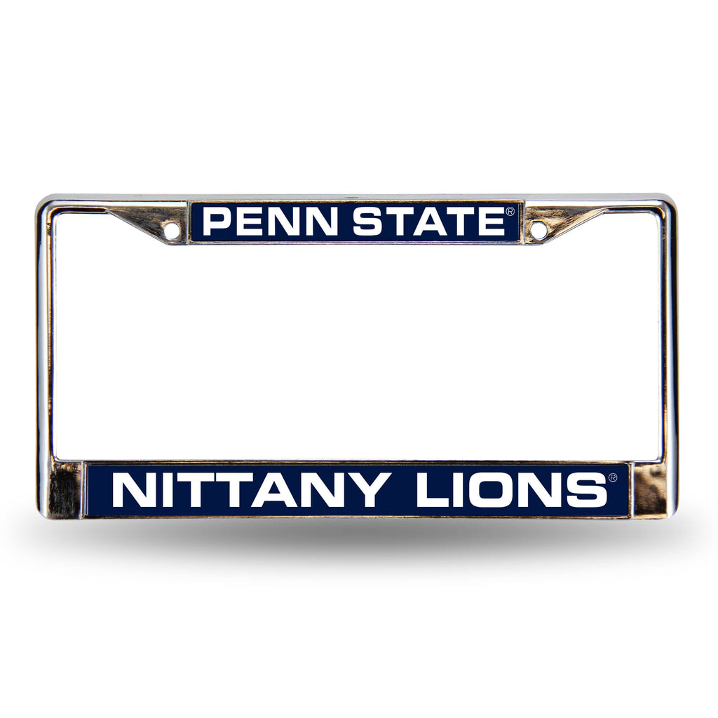 Penn State Nittany Lions Chrome Laser License Frame