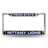 Penn State Nittany Lions Chrome Laser License Frame