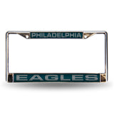 Philadelphia Eagles Chrome Laser License Frame