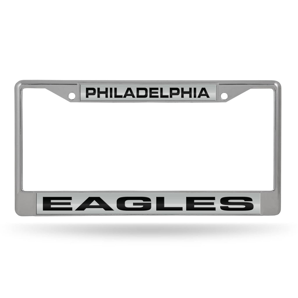 Philadelphia Eagles Chrome Laser License Frame