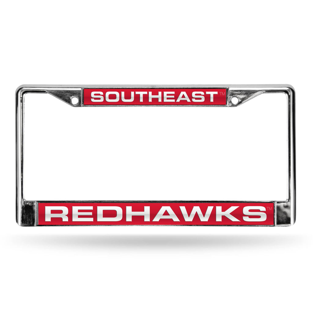 Southeast Missouri State Redhawks Chrome Laser License Frame