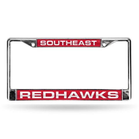 Southeast Missouri State Redhawks Chrome Laser License Frame