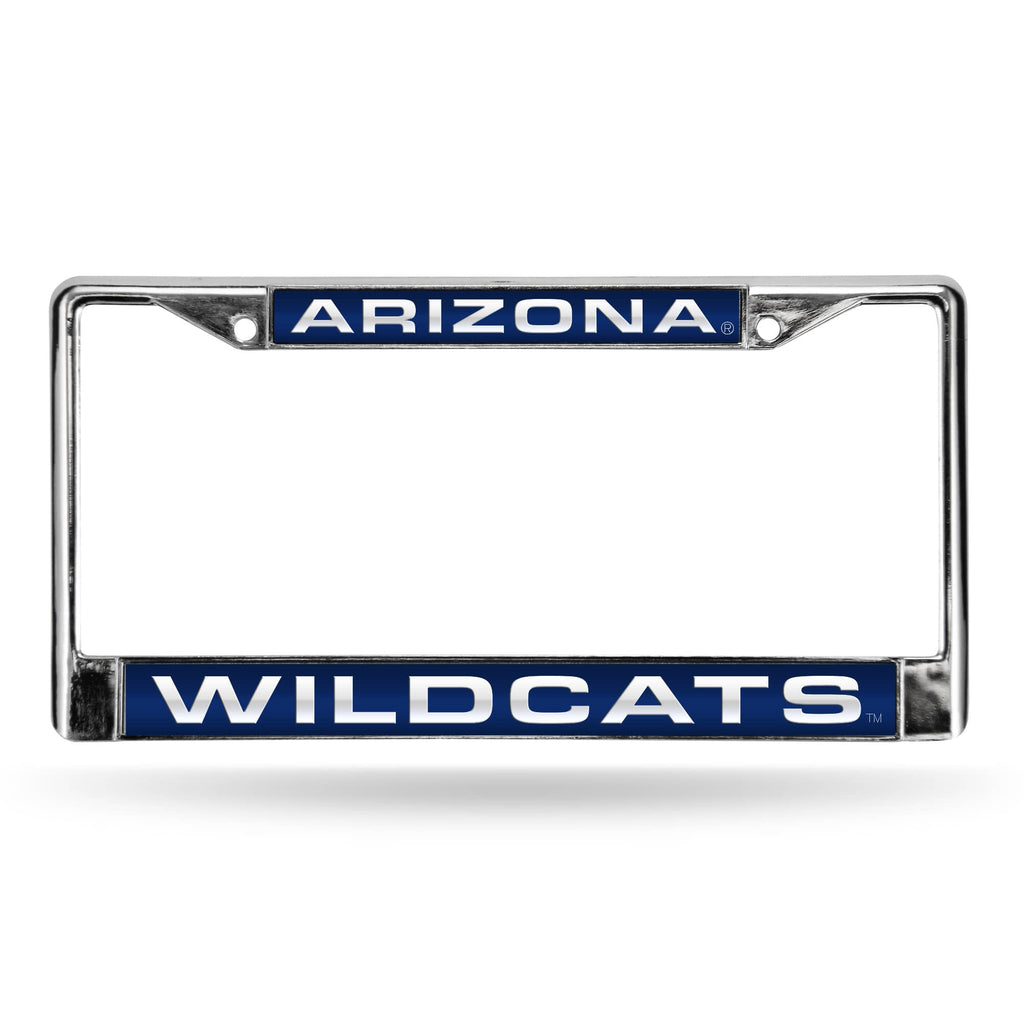 Arizona Wildcats Chrome Laser License Frame