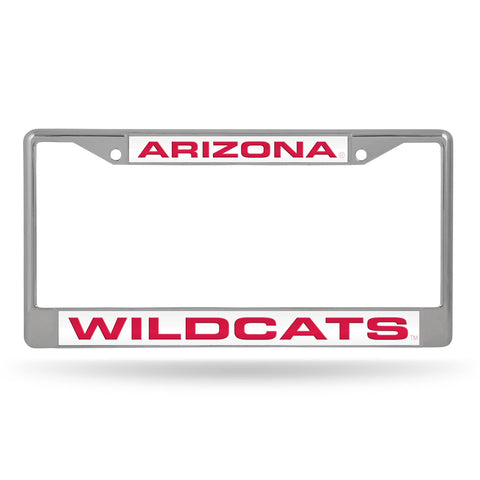 Arizona Wildcats Chrome Laser License Frame