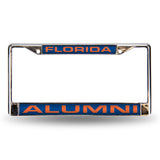 Florida Gators Chrome Laser License Frame