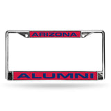 Arizona Wildcats Chrome Laser License Frame