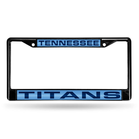 Tennessee Titans Laser License Frame - Black