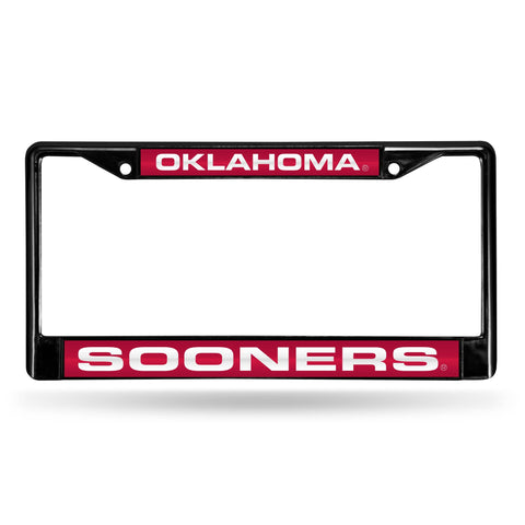 Oklahoma Sooners Laser License Frame