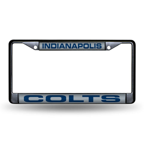 Indianapolis Colts Laser License Frame - Black