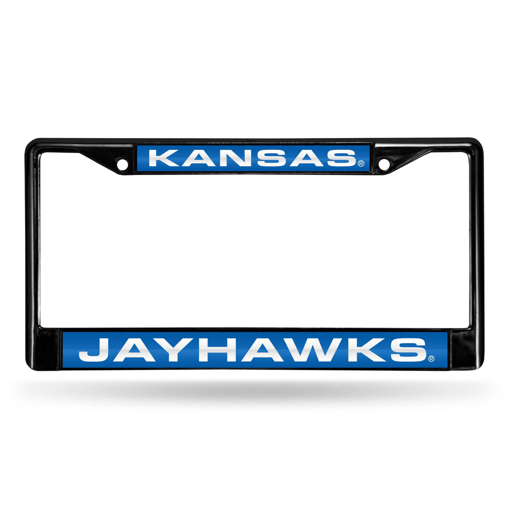 Kansas Jayhawks Laser License Frame