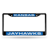 Kansas Jayhawks Laser License Frame