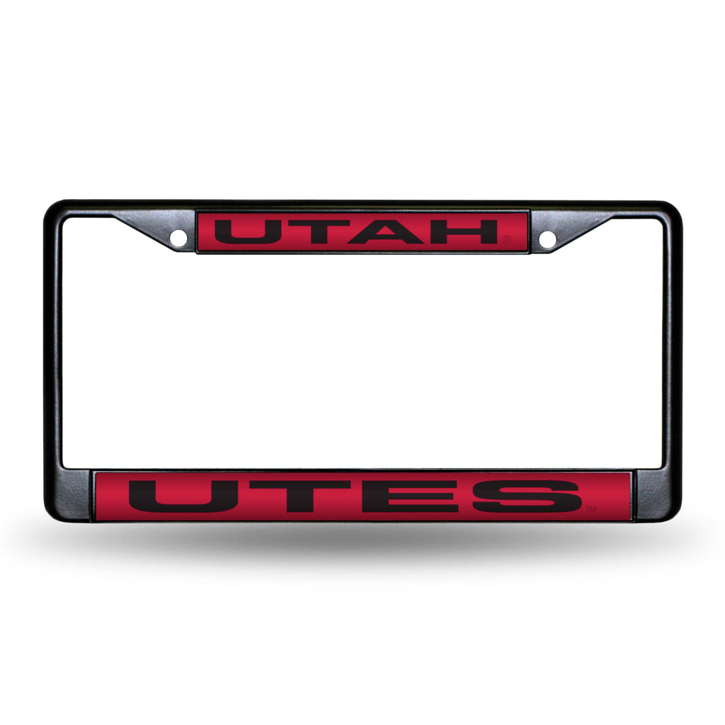 Utah Utes Laser License Frame - Black