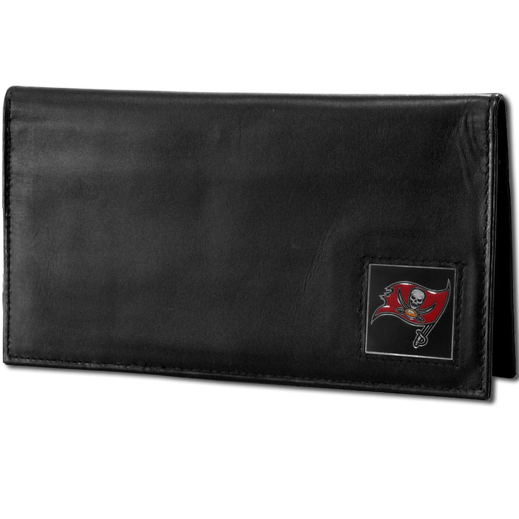 Tampa Bay Buccaneers Deluxe Leather Checkbook Cover