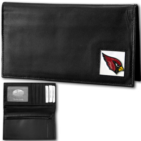 Arizona Cardinals Deluxe Leather Checkbook Cover