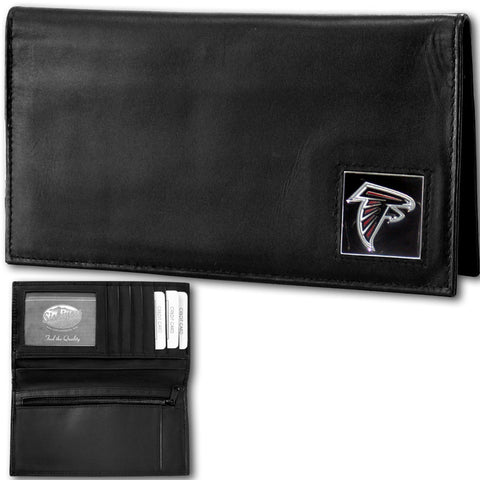 Atlanta Falcons Deluxe Leather Checkbook Cover