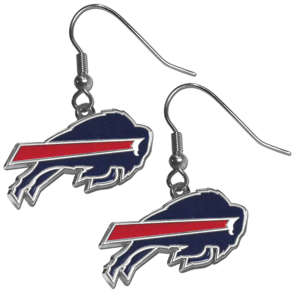 Buffalo Bills   Chrome Dangle Earrings 