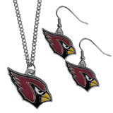 Arizona Cardinals Dangle Earrings and Chain Necklace Set