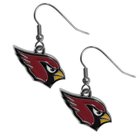 Arizona Cardinals   Chrome Dangle Earrings 