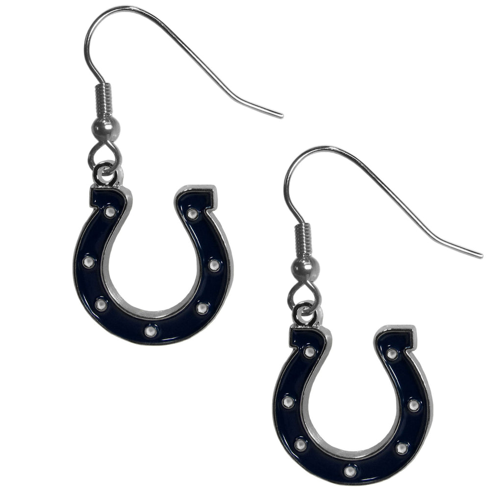 Indianapolis Colts   Chrome Dangle Earrings 
