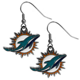 Miami Dolphins Dangle Earrings