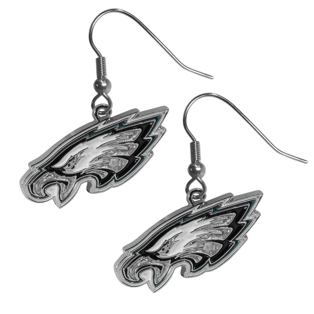 Philadelphia Eagles Chrome Earrings - Dangle Style