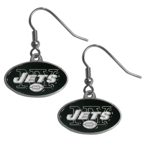 New York Jets Earrings - Dangle Style