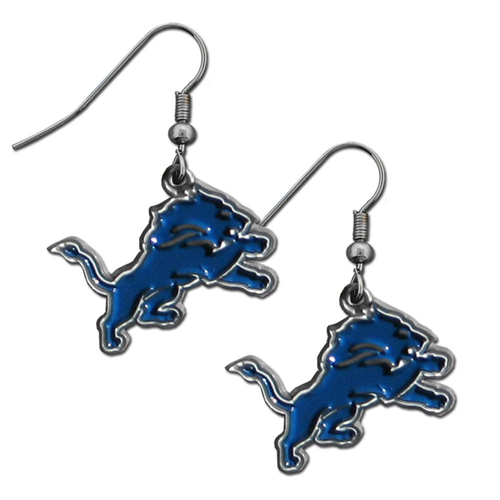 Detroit Lions Earrings - Dangle Style