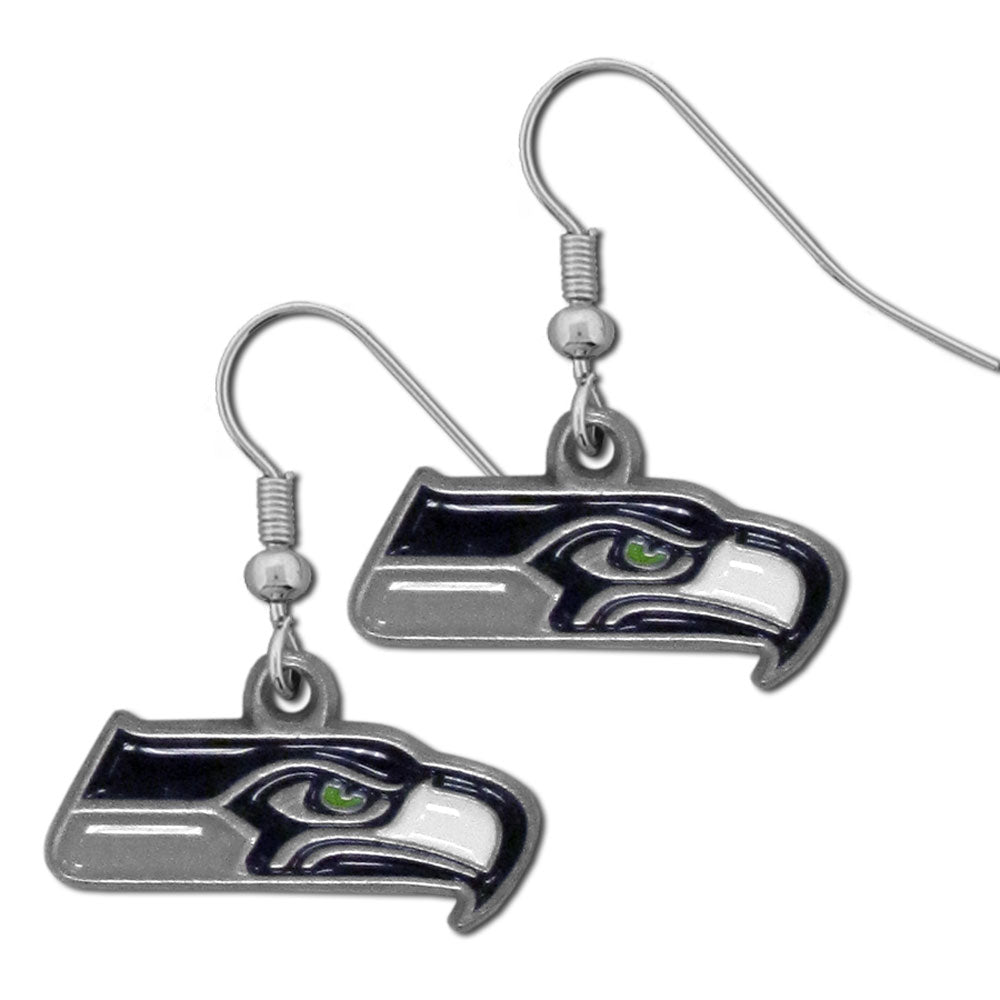 Seattle Seahawks Earrings - Dangle Style