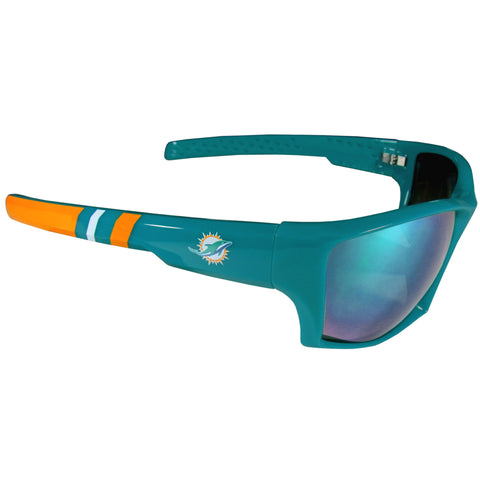 Miami Dolphins Edge Wrap Sunglasses - Std