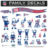 New York Giants Family Decal Set
