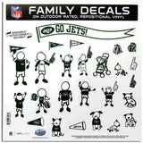 New York Jets Family Decal Set