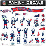 New England Patriots Family Decal Set