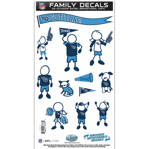 Tennessee Titans   Family Decal Set Medium 